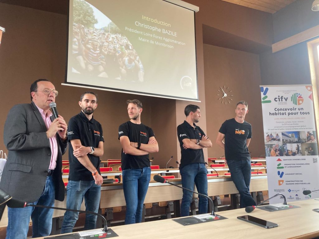 Christophe Bazile, maire de Montbrison et président de Loire Forez agglomération 